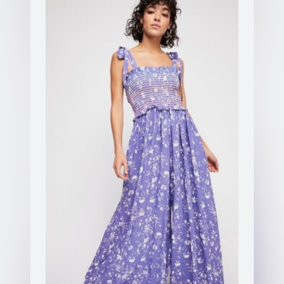 Free People Pants - Free People Lilac Color My World Jumpsuit - Size: Small